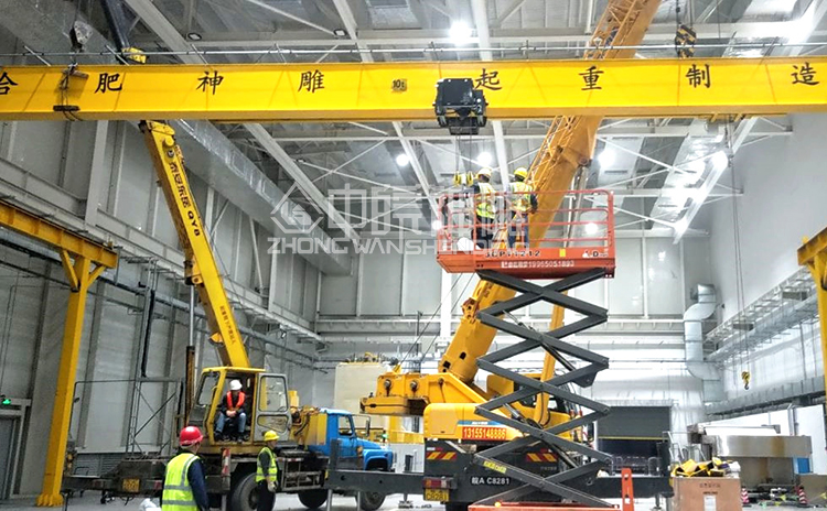 神雕起重工業(yè)廠房行車安裝現(xiàn)場實拍